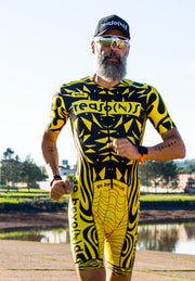 "Yellow Crazy" Hyper Tri-Suit